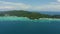 Phi Phi Islands, Thailand, Drone footage, Next to the Maya Bay, Plenty of boats, yachts, beautiful weather, visible mountains,