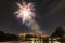 Philadelphia art musuem and fireworks