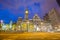 Philadelphia historic City Hall building at twilight