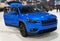 Philadelphia, Pennsylvania, U.S.A - February 9, 2020 - The blue color of 2020 Jeep Cherokee Altitude 4X4