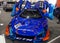 Philadelphia, Pennsylvania, U.S.A - February 9, 2020 - A blue McLaren Senna GTR supercar