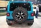 Philadelphia, Pennsylvania, U.S.A - February 9, 2020 - The rear view of the 2020 Jeep Wrangler Unlimited Rubicon 4X4 blue color