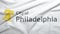 Philadelphia of Pennsylvania of United States flag background