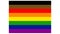 Philadelphia Pride Flag, LGBT community. Flat design. Urban culture wallpaper and background