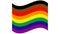 Philadelphia Pride Flag, LGBT community. Flat design. Urban culture wallpaper and background