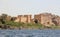 Philae temple on Agilkia Island as seen from the Nile. Egypt.