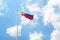 Philippine flag landscape