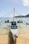 Philippines bangka boat at sunrise time, Palawan, Philippines