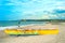 Philippines beach with beautiful sky