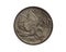 Philippines coin 50 sentimos 1985. Isolated reverse view with white background.