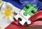 Philippines economy and financial market growth concept