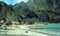 Philippines: fisher boats ankering in a bay on Coron Island