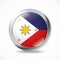 Philippines flag button