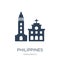 philippines icon in trendy design style. philippines icon isolated on white background. philippines vector icon simple and modern