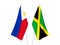 Philippines and Jamaica flags