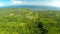 Philippines jungle and forest. Aerial views Filipino nature.