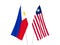 Philippines and Liberia flags