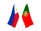 Philippines and Portugal flags