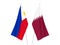 Philippines and Qatar flags