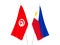 Philippines and Republic of Tunisia flags