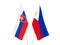 Philippines and Slovakia flags