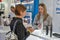 Philips Sonicare electric toothbrushes booth during CEE 2019 in Kyiv, Ukraine