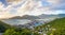 Philipsburg, Sint Maarten, cityscape at the Great Salt Pond