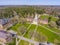 Phillips Academy aerial view, Andover, MA, USA