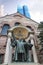 Phillips Brooks statue at Trinity church in Boston Massachusetts