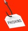 Phishing Hook Identity Crime Alert 3d Rendering