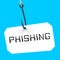 Phishing Hook Identity Crime Alert 3d Rendering