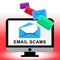 Phishing Scam Email Identity Alert 2d Illustration