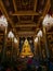 PHITSANULOK, THAILAND - OCT 31, 2018: Buddha statue in Phra Sri