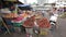 PHNOM PENH - JUNE 2012: local asian market general view