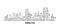 Phnom Penh skyline Cambodia city vector linear art