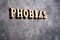 Phobias word view