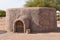 PHOENIX, ARIZONA - DECEMBER 9, 2016: Pueblo Grande Museum Pithouse Replica. The prehistoric Hohokam culture created the archaeolog