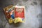 Phoenix, Arizona, January 24, 2020: Three Bags of Idahoan Brand Mashed Potatoes