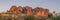 Phoenix, Arizona- Panoramic view of mountainside residential area at Camelback Mountain