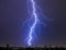 Phoenix Arizona skyline lightning strike