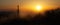 Phoenix Arizona Skyline Sunset Horizontal Banner