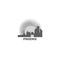 Phoenix city skyline silhouette vector logo illustration