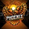 Phoenix esport mascot logo design