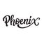 Phoenix. Hand lettering