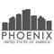 Phoenix Skyline Symbol Design City Vector Art