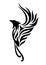 Phoenix tattoo clipart