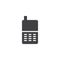 Phone with antenna vector icon