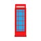 Phone booth red business telecommunication element vector icon. London public street box isolated white