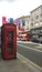 Phone box typical English London