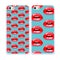 Phone case collection.Cosmetics and makeup pattern. Open mouth. Sweet kiss.Retro mobile phone decals.